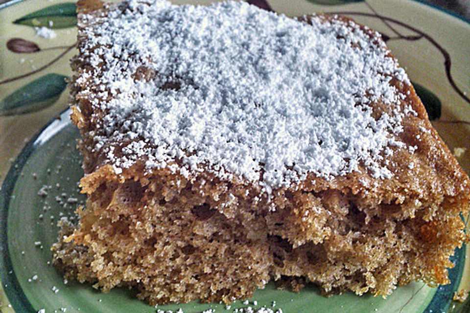 Sprudelkuchen mit Apfel und Zimt