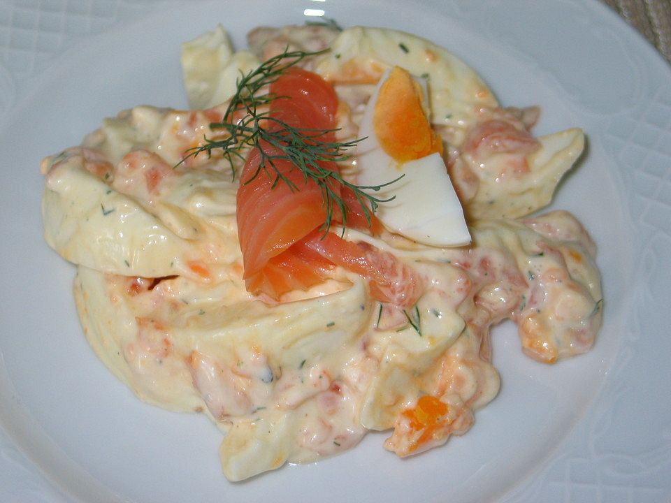 Eiersalat mit Räucherlachs von line18| Chefkoch