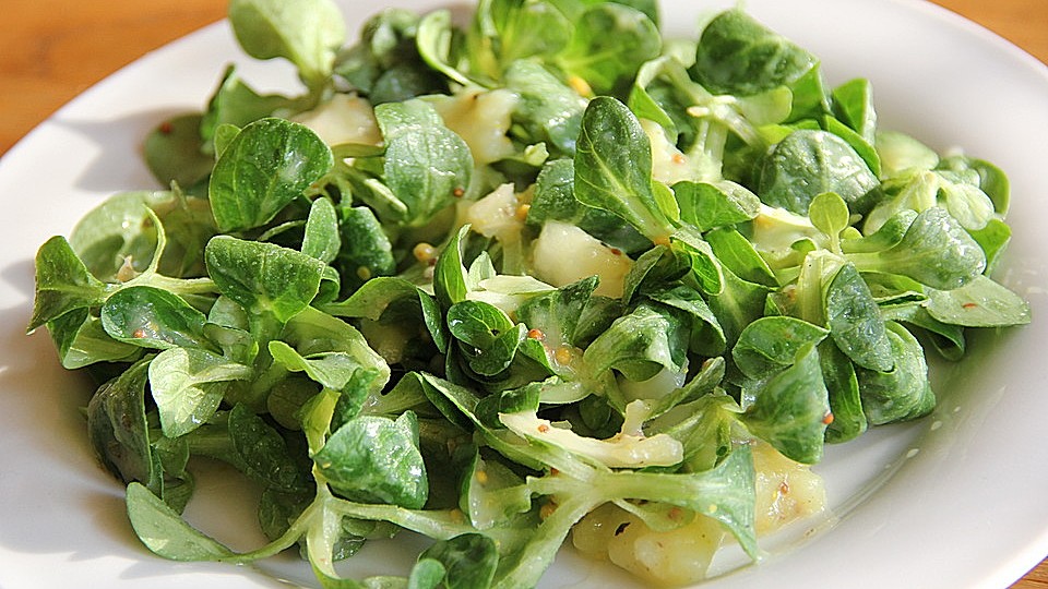 Feldsalat Mit Kartoffel Balsamico Dressing Von Wlichefkoch Chefkoch