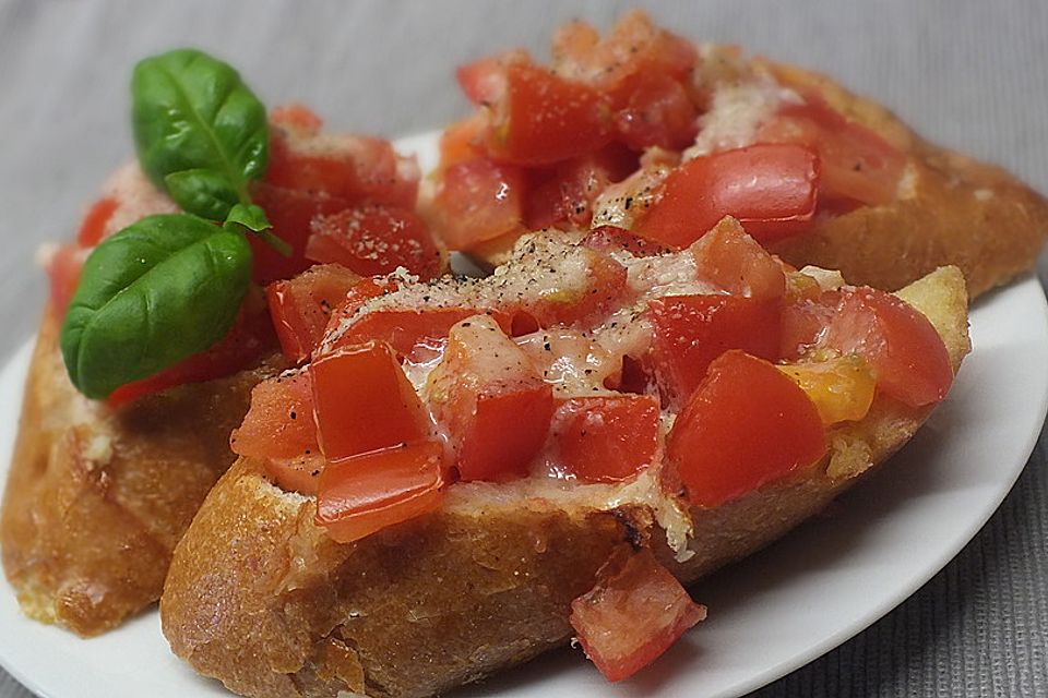 Bruschetta mit Parmesan