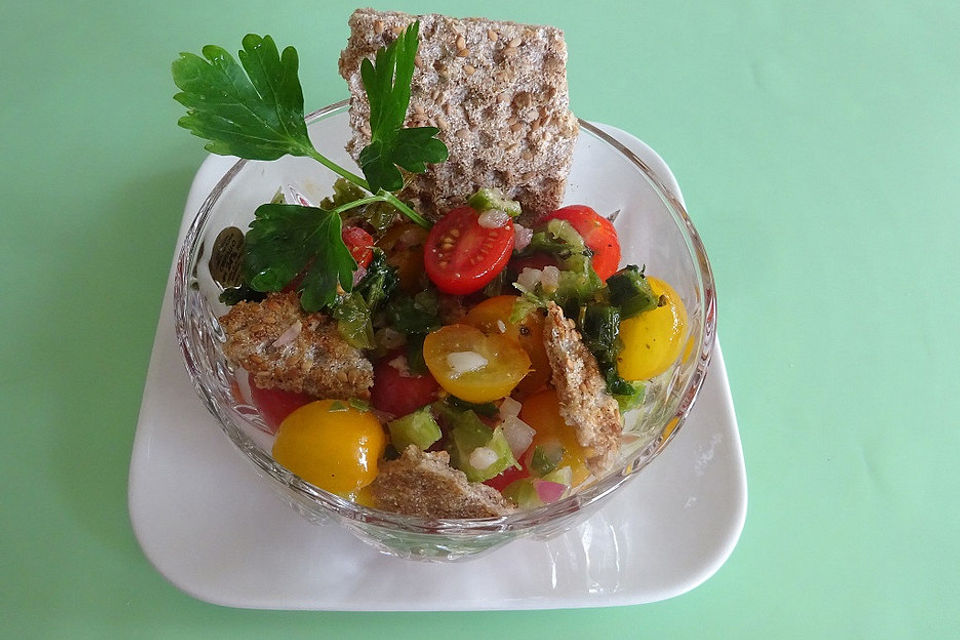 Tomatensalat à la Panzanella