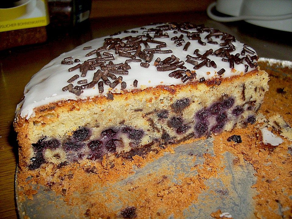 Heidelbeer - Marzipan - Kuchen von naschkatze65| Chefkoch