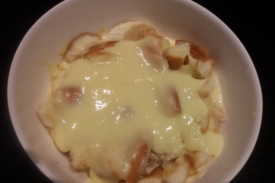 Amerikanischer Old Fashioned Banana Pudding