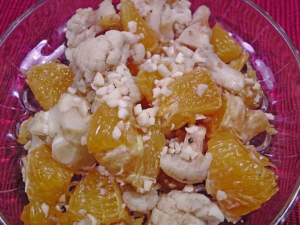 Blumenkohl-Orangensalat von riga53| Chefkoch