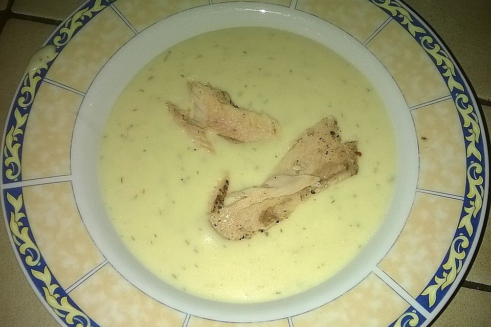 Forellencremesuppe à la Mama