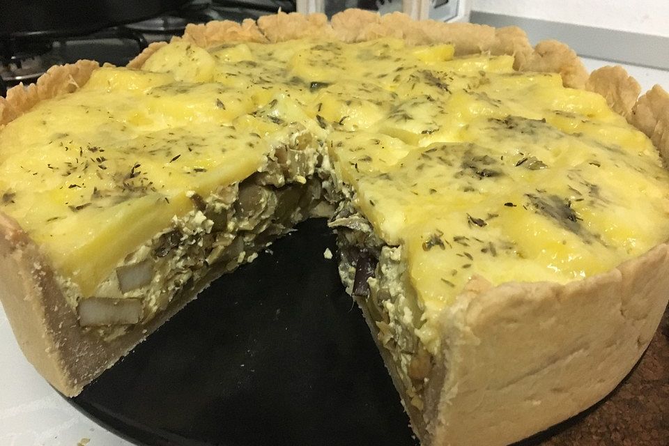 Waldpilz-Kartoffelkuchen aus Finnland