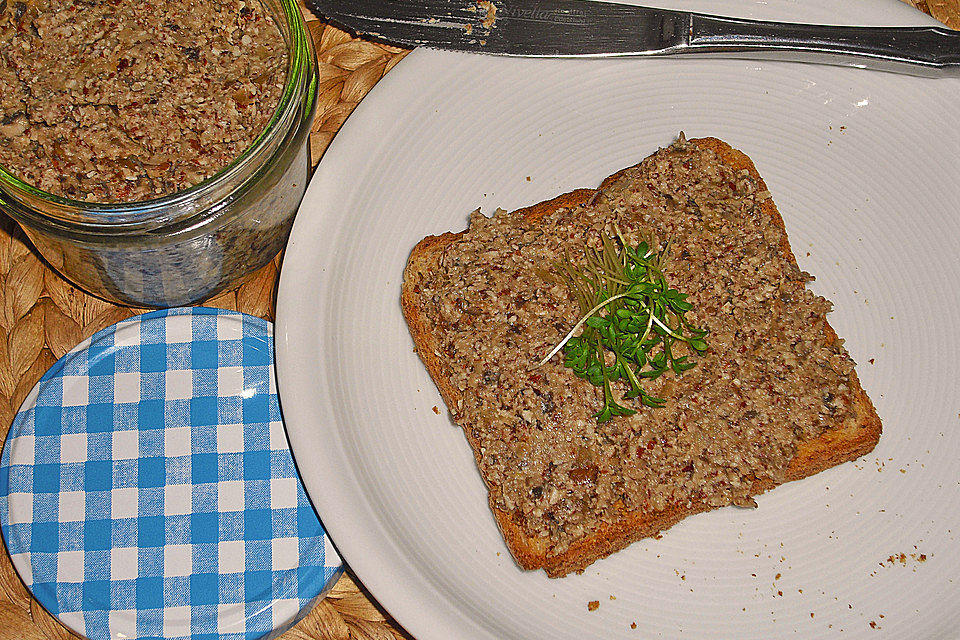 Veganer Champignonaufstrich Veganer Champignonaufstrich
