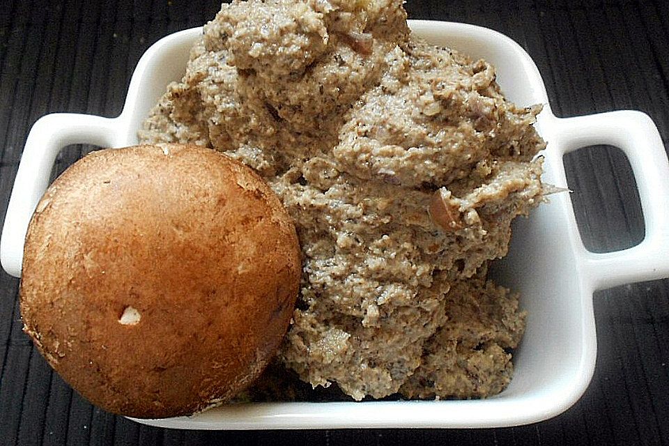 Veganer Champignonaufstrich Veganer Champignonaufstrich