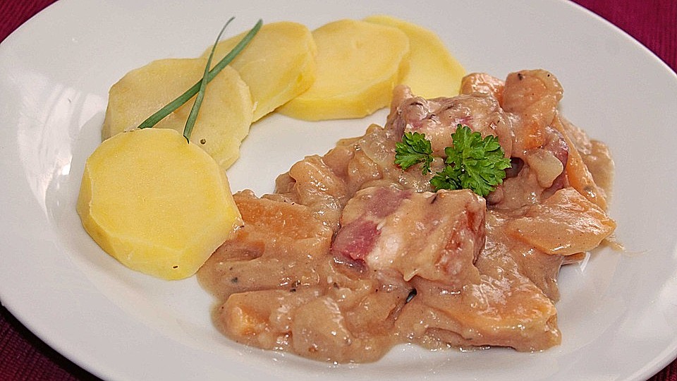 Steckruben Mit Speck Und Eiern In Saurer Bruhe Von Patty89 Chefkoch 