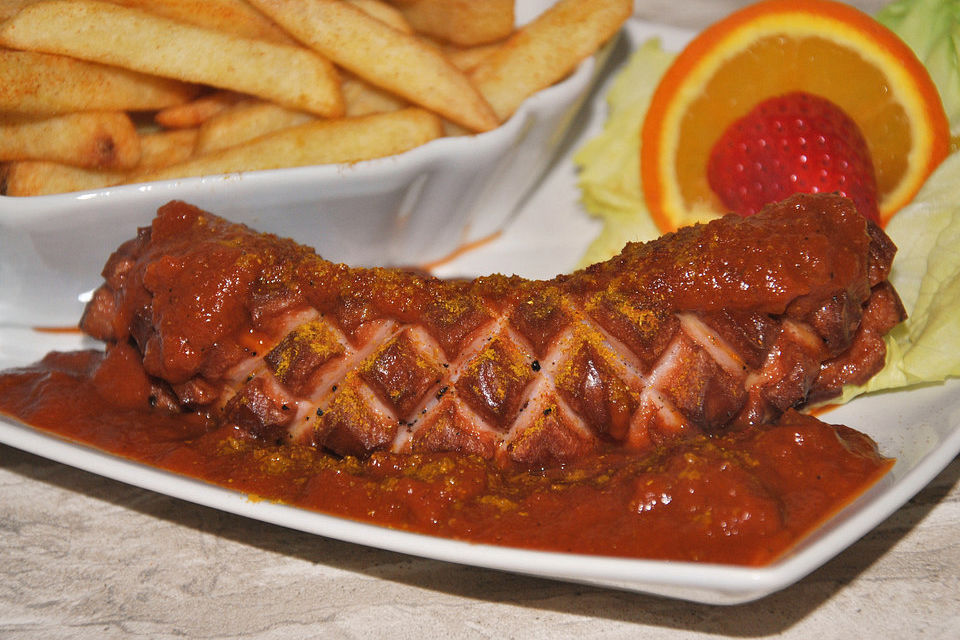 Don Diegos schnelle Currywurst-Sauce, chunky-style