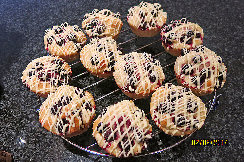 Blaubeer-Joghurt Muffins