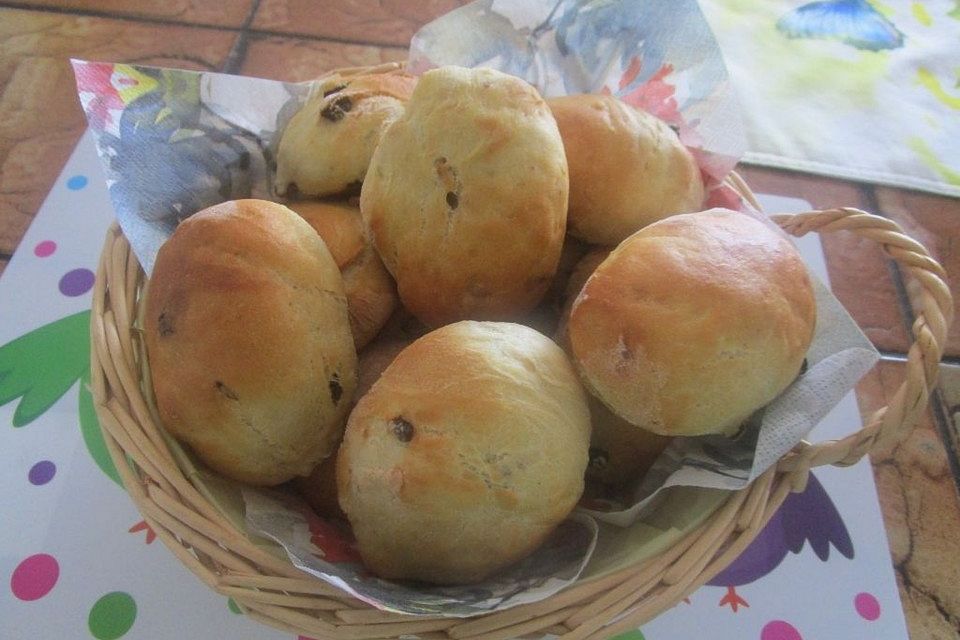 Süße Cranberry-Mandelbrötchen