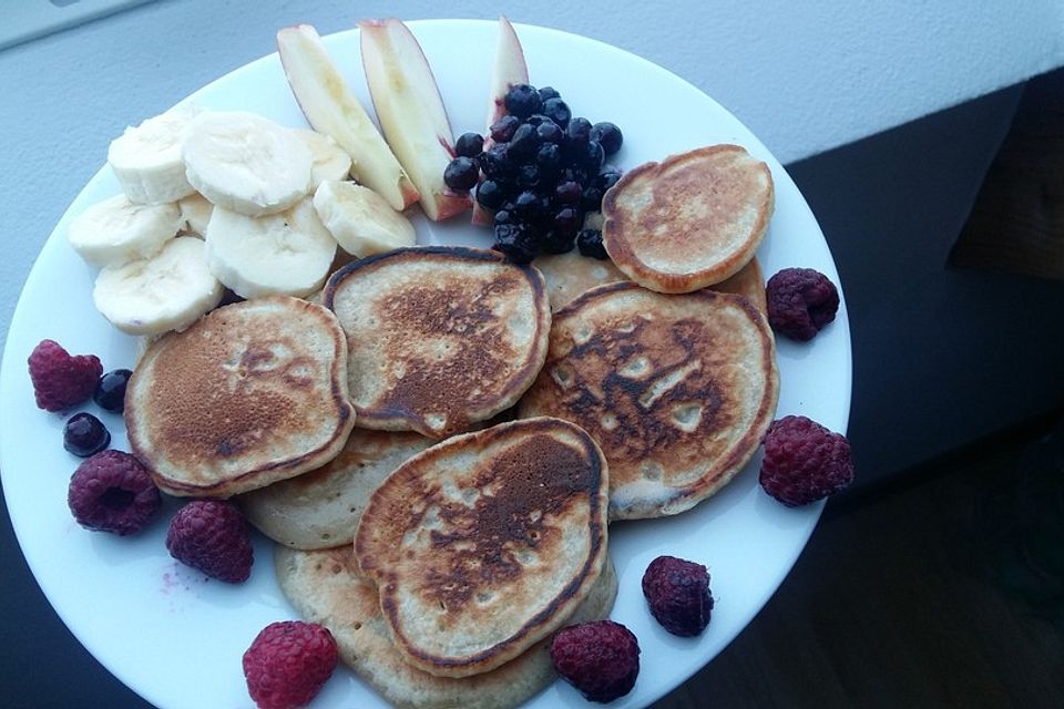 Vegane Pancakes - milchfrei, eifrei, laktosefrei Vegane Pancakes - milchfrei, eifrei, laktosefrei