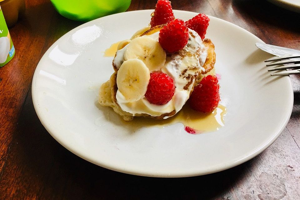 Vegane Pancakes - milchfrei, eifrei, laktosefrei Vegane Pancakes - milchfrei, eifrei, laktosefrei