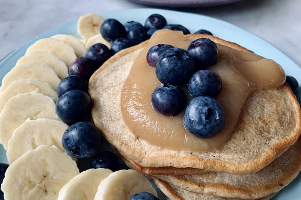 Vegane Pancakes - milchfrei, eifrei, laktosefrei Vegane Pancakes - milchfrei, eifrei, laktosefrei