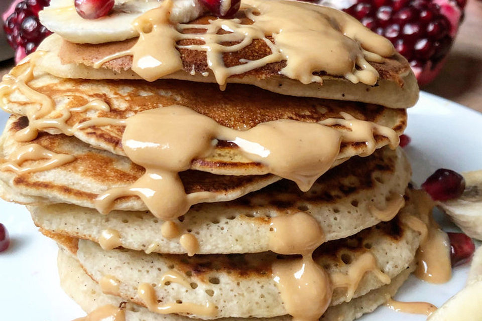Vegane Pancakes - milchfrei, eifrei, laktosefrei Vegane Pancakes - milchfrei, eifrei, laktosefrei