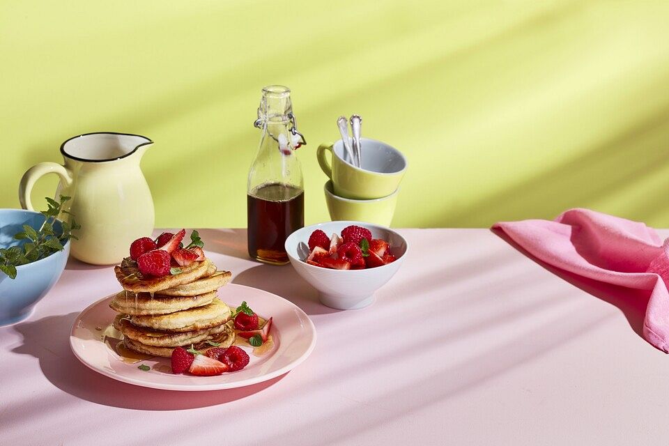 Vegane Pancakes - milchfrei, eifrei, laktosefrei Vegane Pancakes - milchfrei, eifrei, laktosefrei