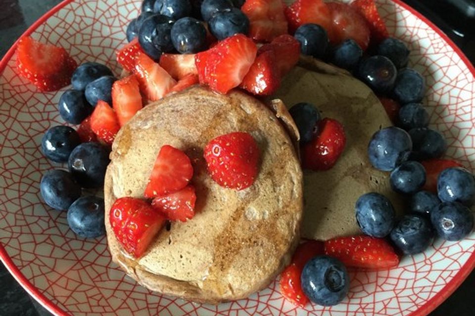 Vegane Pancakes - milchfrei, eifrei, laktosefrei Vegane Pancakes - milchfrei, eifrei, laktosefrei