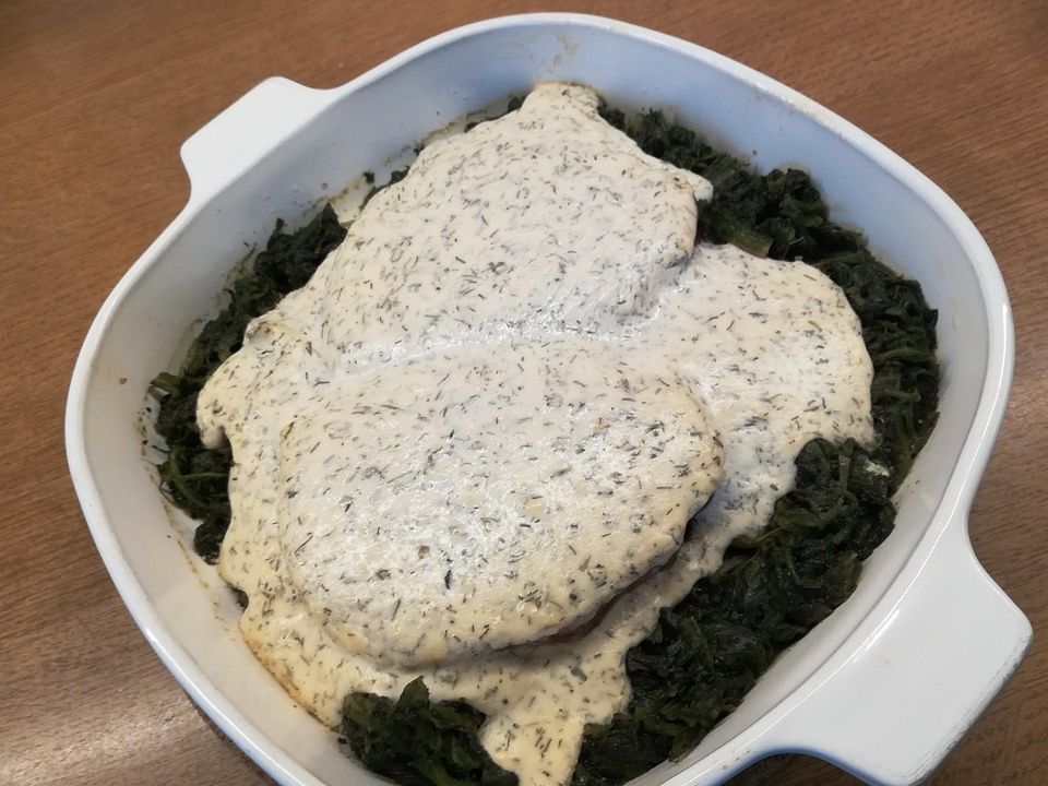 Kasseler auf Blattspinat von oktoberbine| Chefkoch