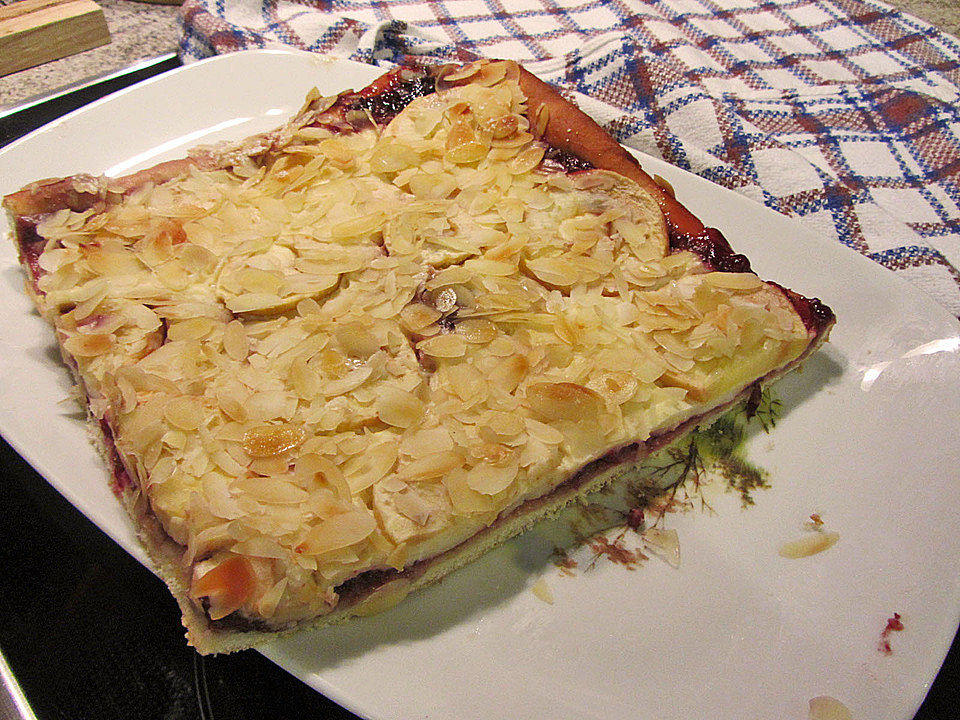 Apfel-Mandel-Blechkuchen von OmaEmma| Chefkoch