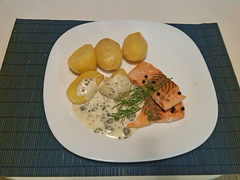 Lachs mit Kapernsauce von Baracuda89 | Chefkoch