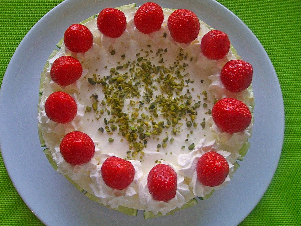 Kleine Erdbeer-Amarettini Torte von Hobbykochen| Chefkoch
