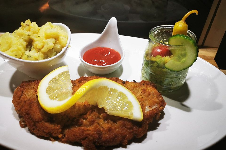 Paniertes Schweineschnitzel