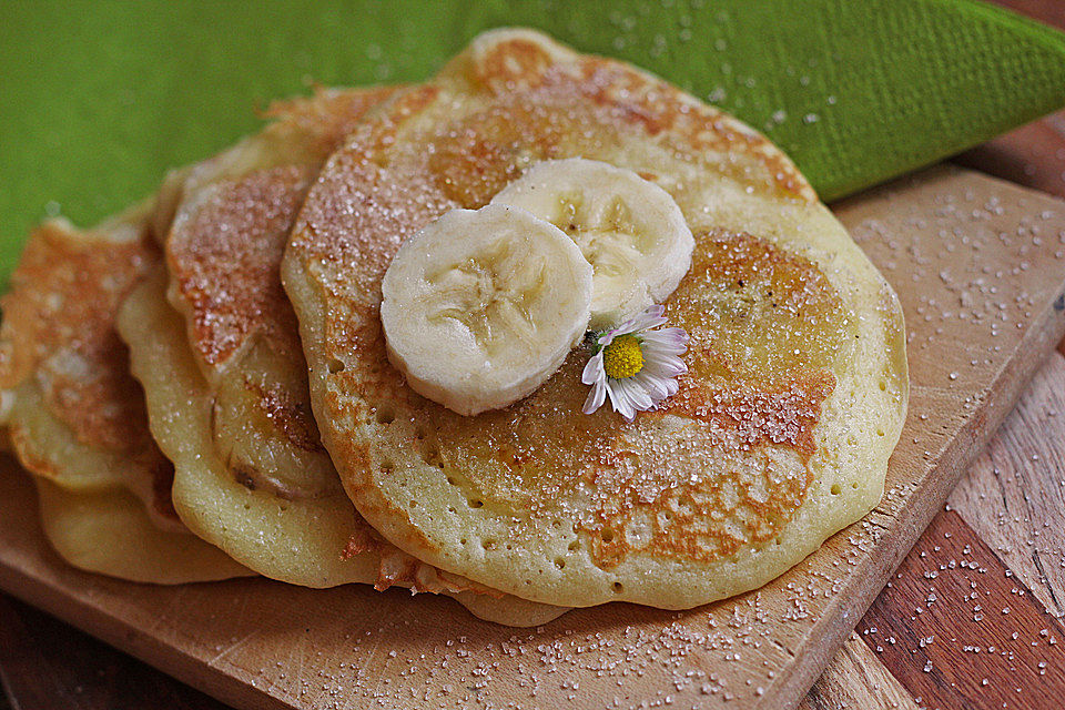 Schoko-Bananen-Pancakes