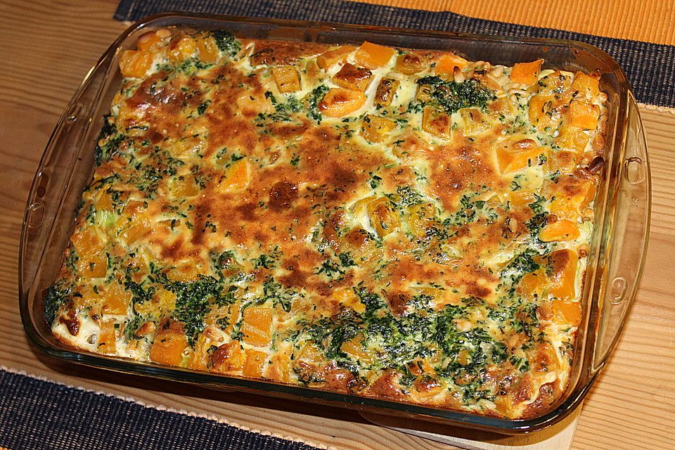 Kürbis-Süßkartoffel-Lasagne