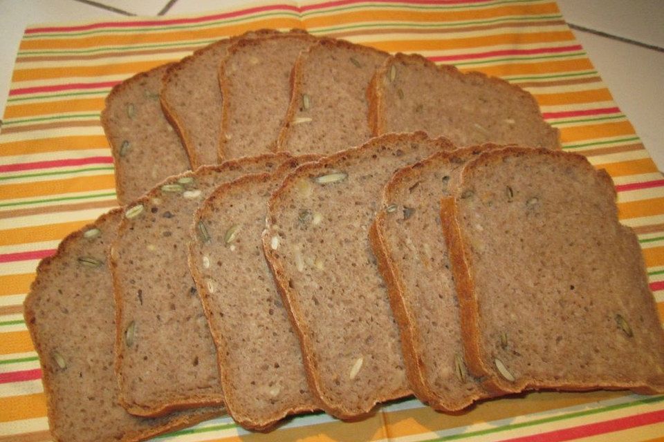 Körnerbrot über Nacht