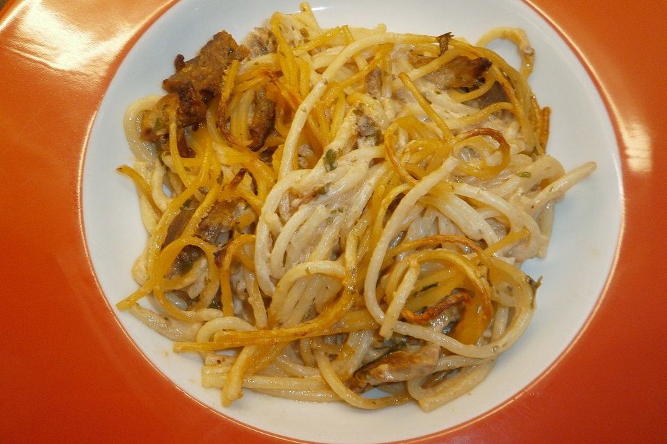 Spaghetti-Gyros Auflauf