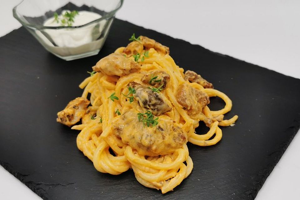 Spaghetti-Gyros Auflauf