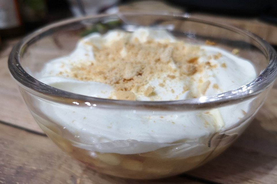 Apfel-Quark-Dessert für Erwachsene