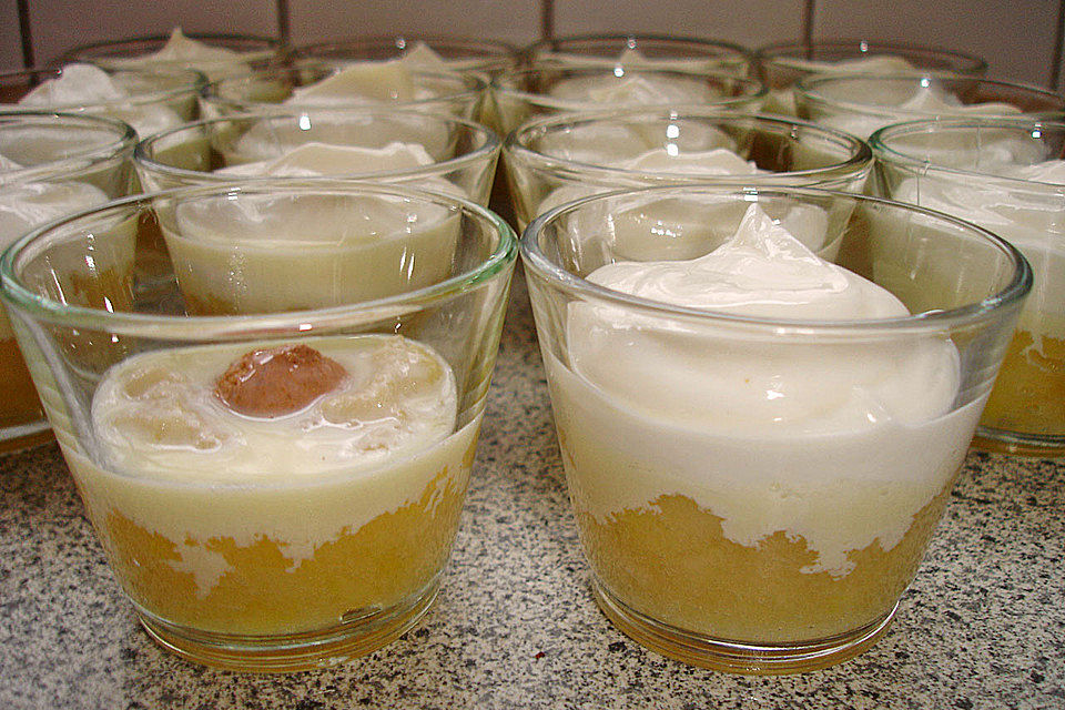 Apfel-Quark-Dessert für Erwachsene