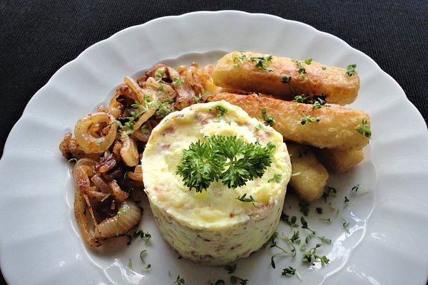 Kartoffelbrei mit Röstzwiebeln von Hessenmike | Chefkoch