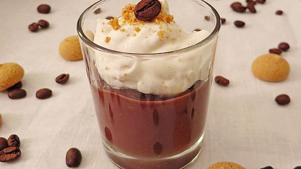 Schokoladenpudding mit Espresso und Amaretto von ApolloMerkur