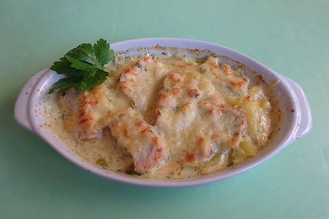 Hähnchen-Kartoffel-Auflauf von Weissi93| Chefkoch