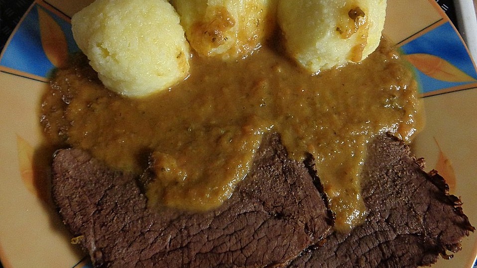 Rinderschmorbraten mit Rotwein im Slowcooker (Crockpot) von knuspertasche