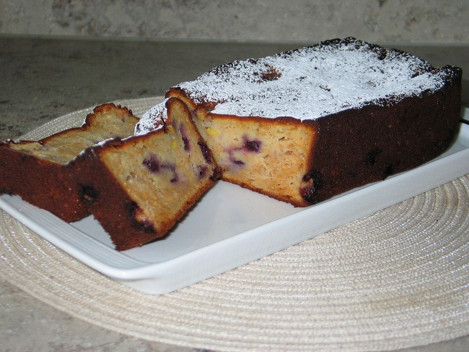 Bananen-Müsli-Kuchen mit Heidelbeeren von Atthena| Chefkoch