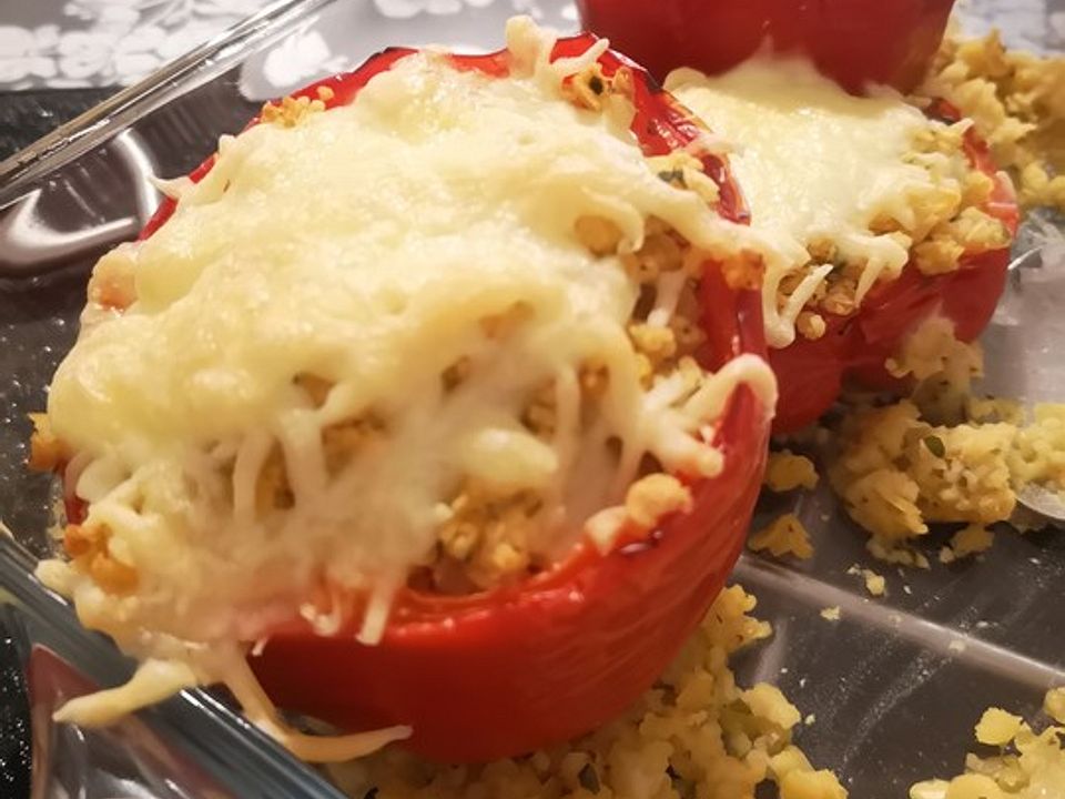 Gefüllte Paprika mit roten Linsen und Bulgur von J0810 | Chefkoch