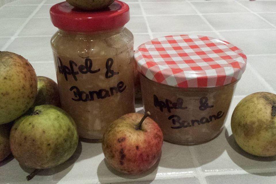 Apfel-Bananen-Marmelade