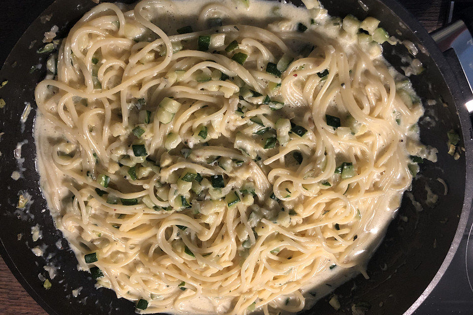 Zucchini-Carbonara