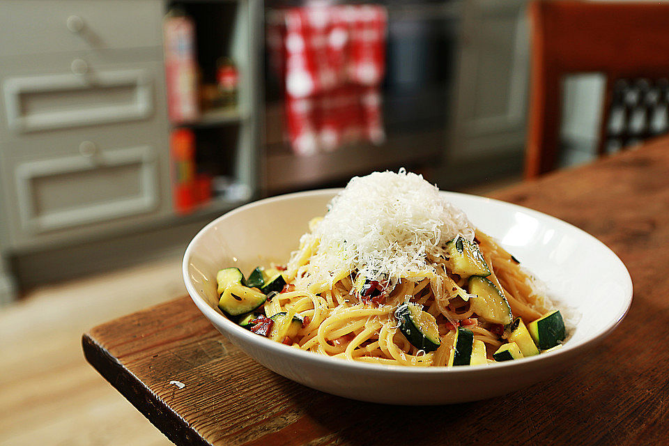 Zucchini-Carbonara