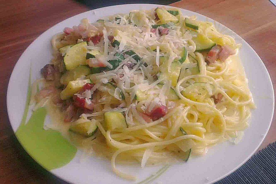 Zucchini-Carbonara