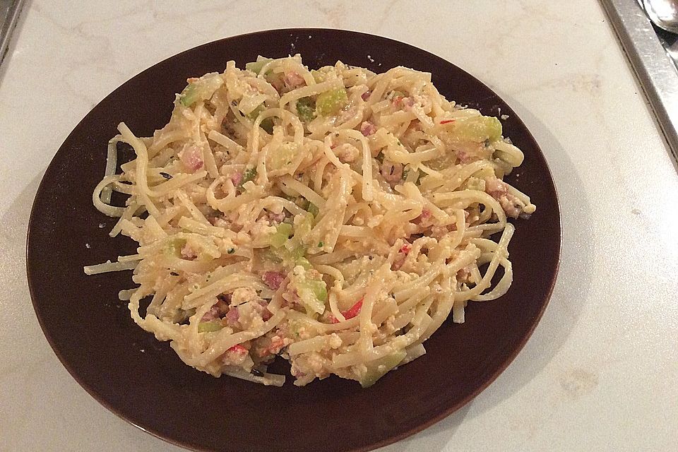 Zucchini-Carbonara