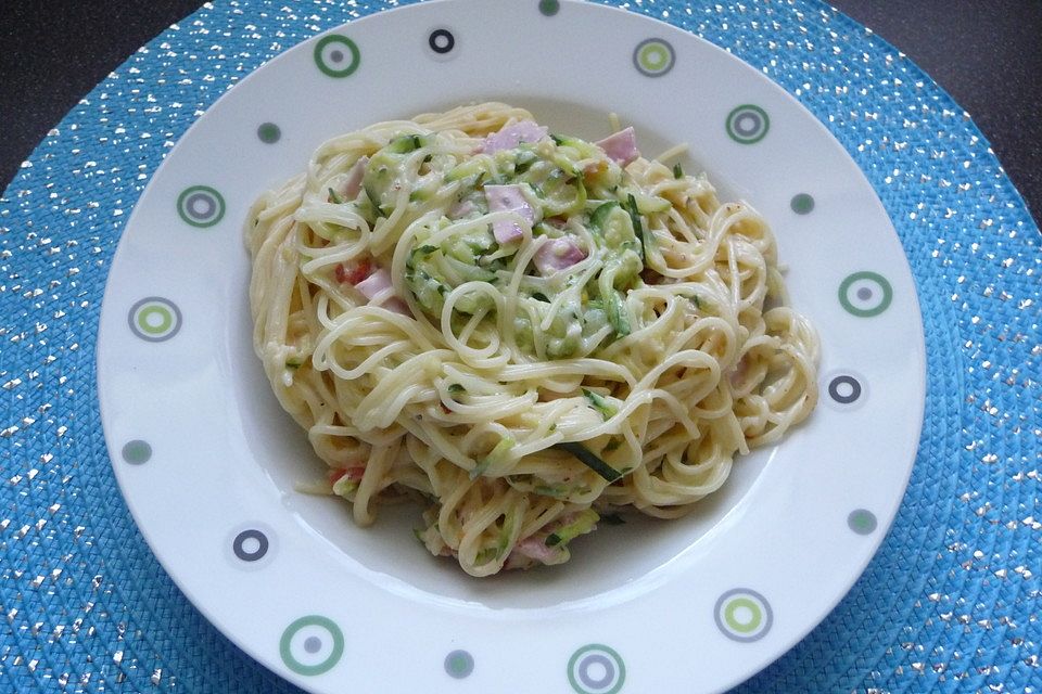 Zucchini-Carbonara