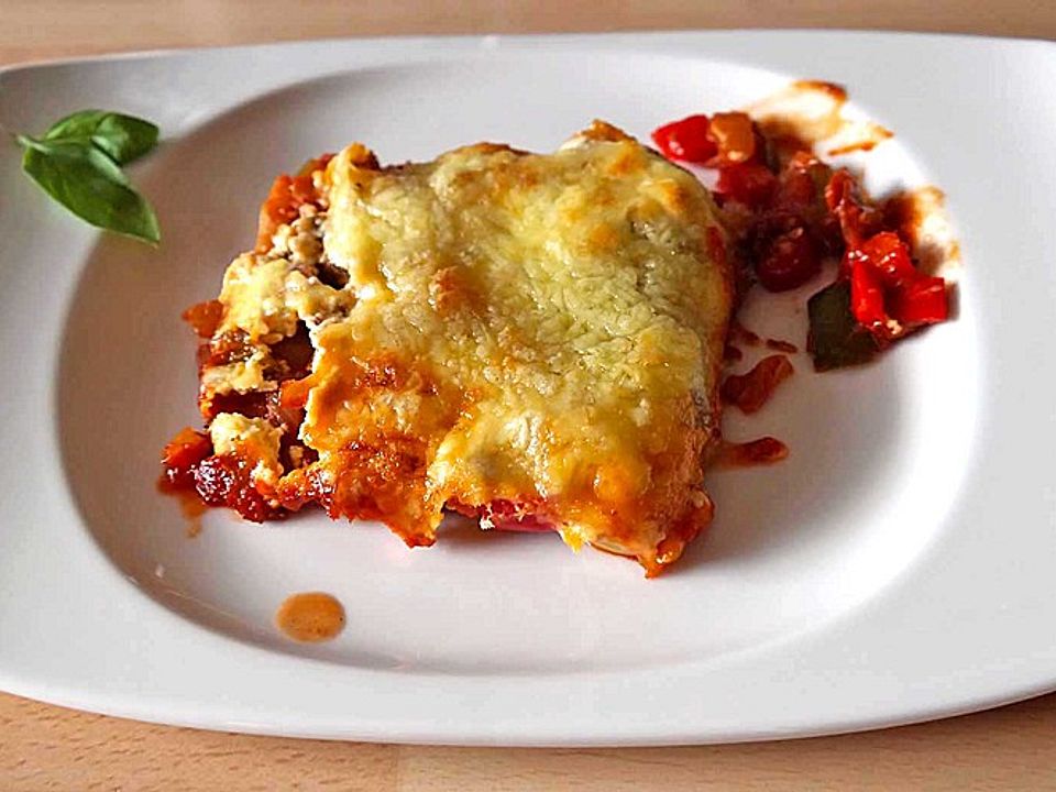 Paprika-Schinken-Lasagne al forno von KüchenKrötchen| Chefkoch