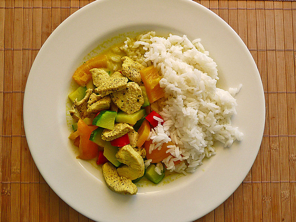 Curry mit Hähnchen und Gemüse von YogaDigger| Chefkoch