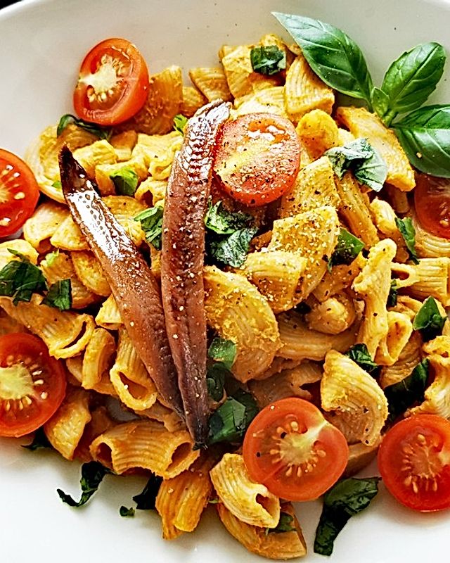 Nigella Lawsons Sicilian Pasta with Tomatos, Garlic and Almonds