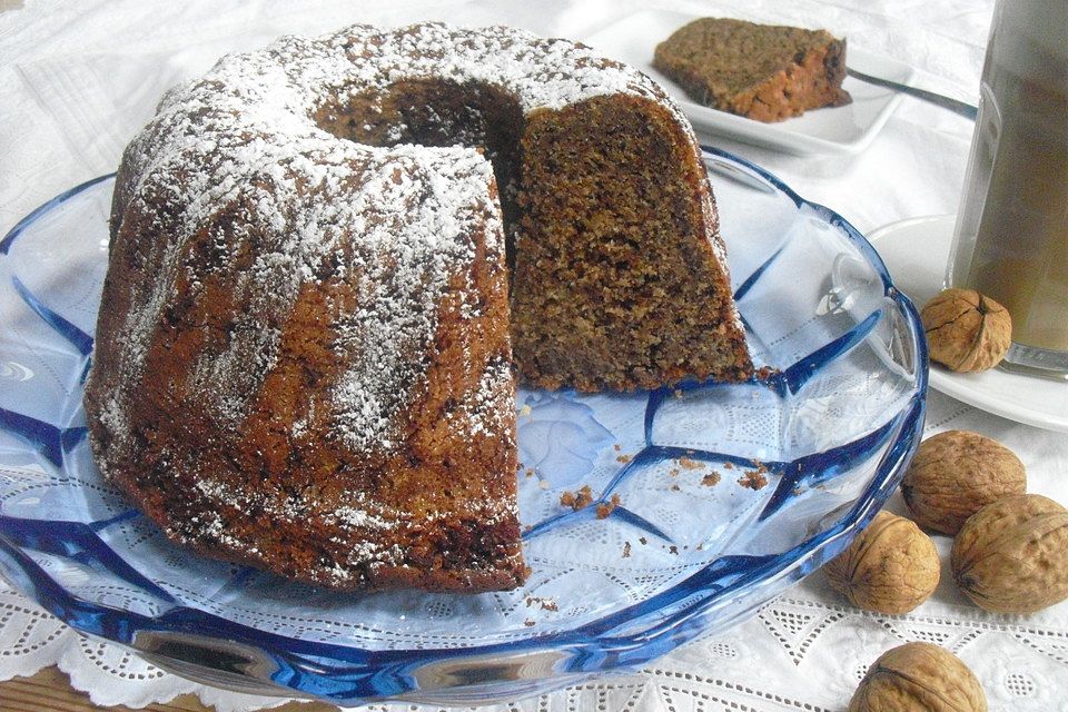 Walnuss-Schokoladen-Kuchen